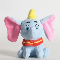 2 Peluches Dumbo l’éléphant bleue et grise