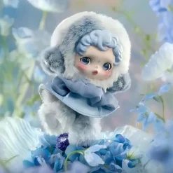 Blind box peluche style Skullpanda thème floral