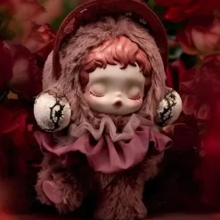 Blind box peluche style Skullpanda thème floral
