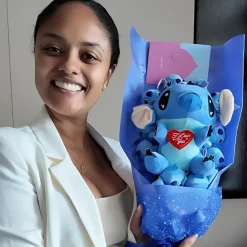 Bouquet peluche Stitch I love you