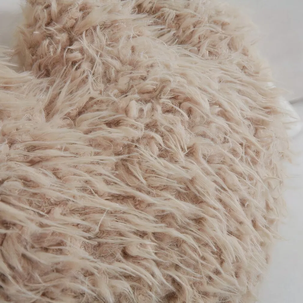Coussin en peluche paresseux en forme de cœur pour enfants