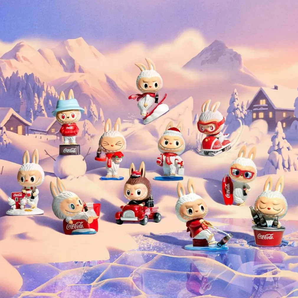 Figurines style Labubu Coca-Cola The monsters en vinyle
