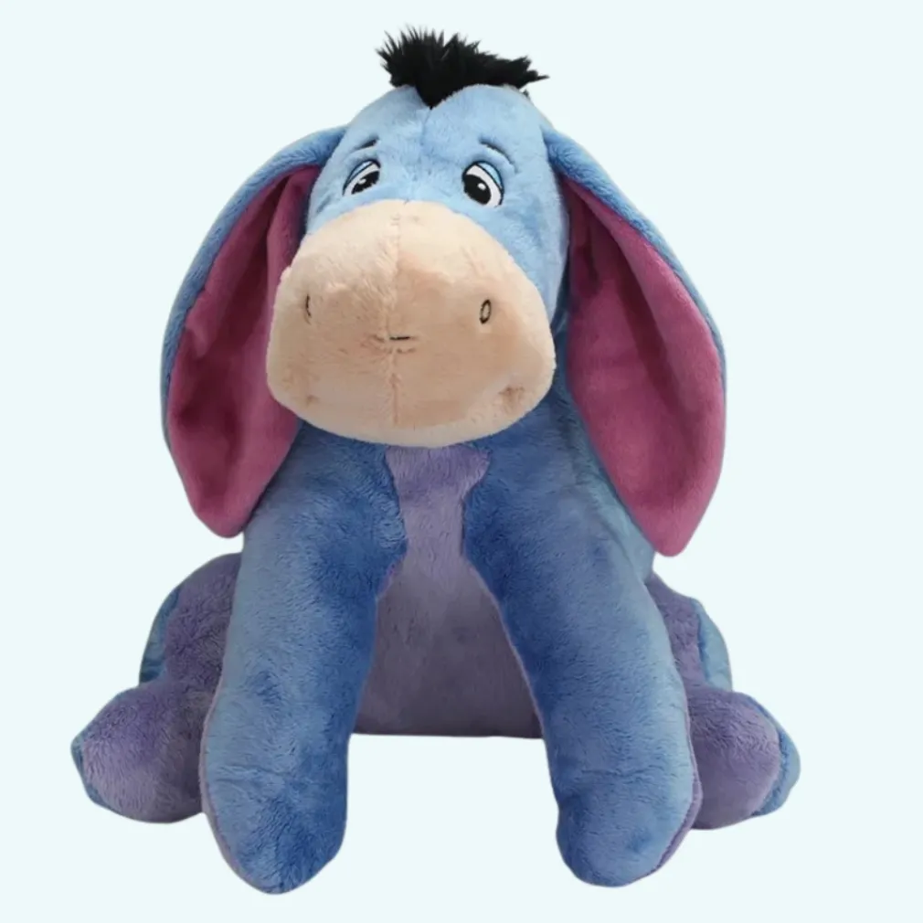Grande peluche Bourriquet bleu