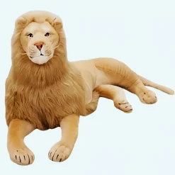 Grande peluche lion