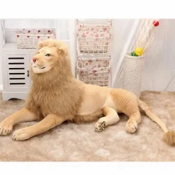 Grande peluche lion