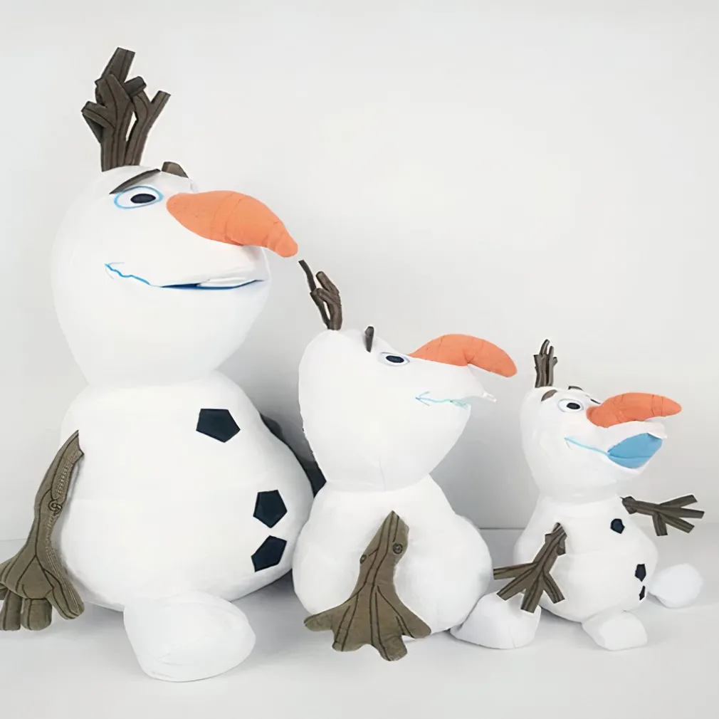 Lot de 3 Peluches Olaf