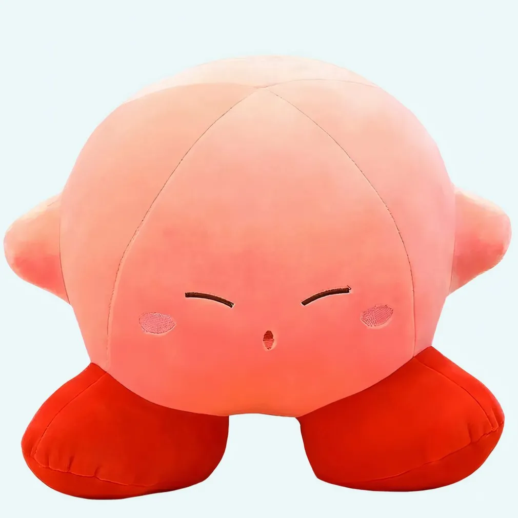 Mignonne peluche Kirby tête baissée