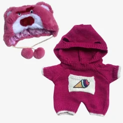 Nino – L’ours en peluche articulé fait main avec son déguisement Lotso