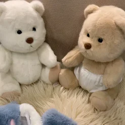 Nino – L’ours en peluche articulé fait main avec son déguisement de requin