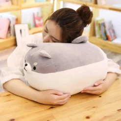 Oreiller en peluche chien Shiba inu