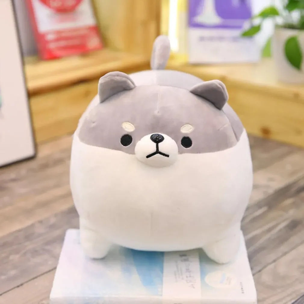 Oreiller en peluche chien Shiba inu