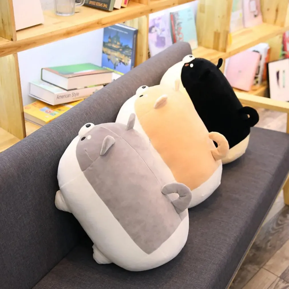 Oreiller en peluche chien Shiba inu
