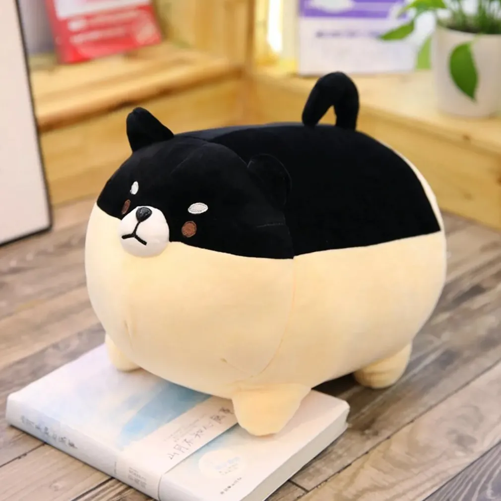 Oreiller en peluche chien Shiba inu