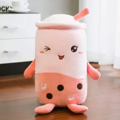 Oreiller en peluche Thé Matcha Bubble tea