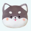 Oreiller en peluche tête de chat pour enfants