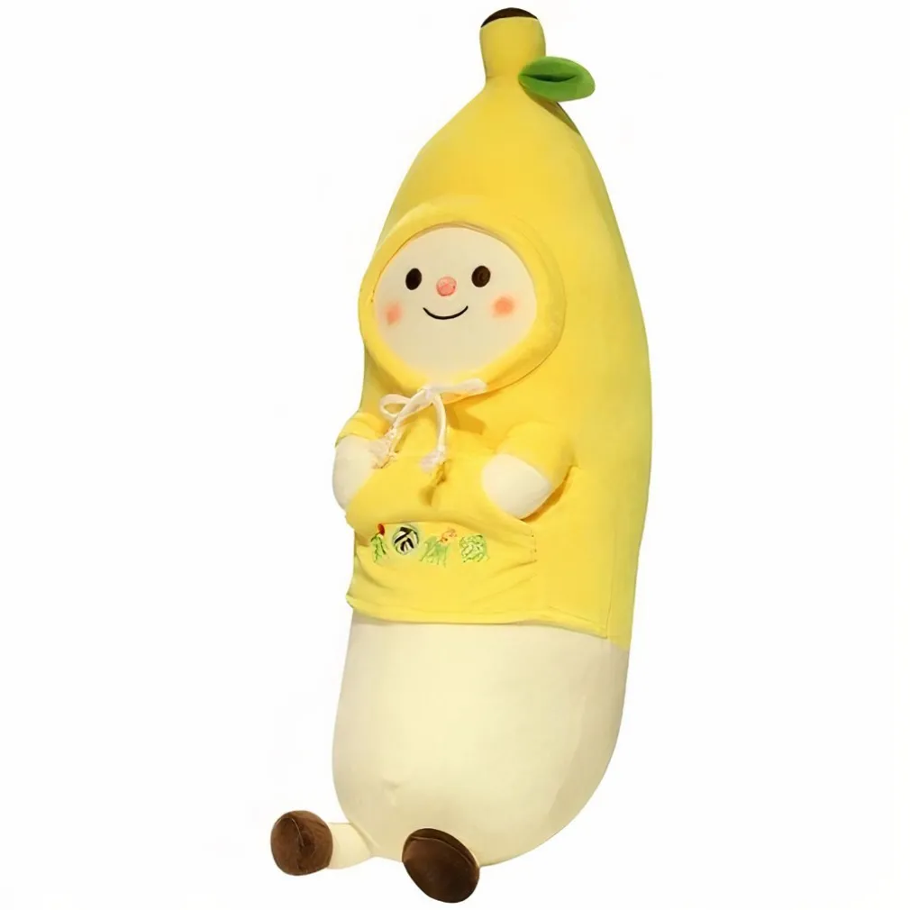 Oreiller peluche banane Kawaii
