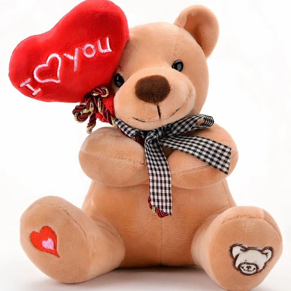 Ours en peluche avec coeur mignon