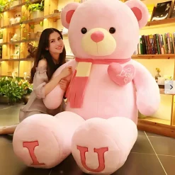 Ours en peluche géant amoureux