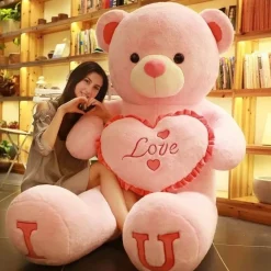 Ours en peluche géant cœur Love