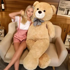 Ours géant en peluche Teddy avec nœud papillon