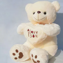 Ours peluche avec coeur