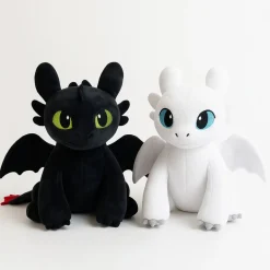 Pack de peluche Dragon Krokmou noir + Furie Eclair