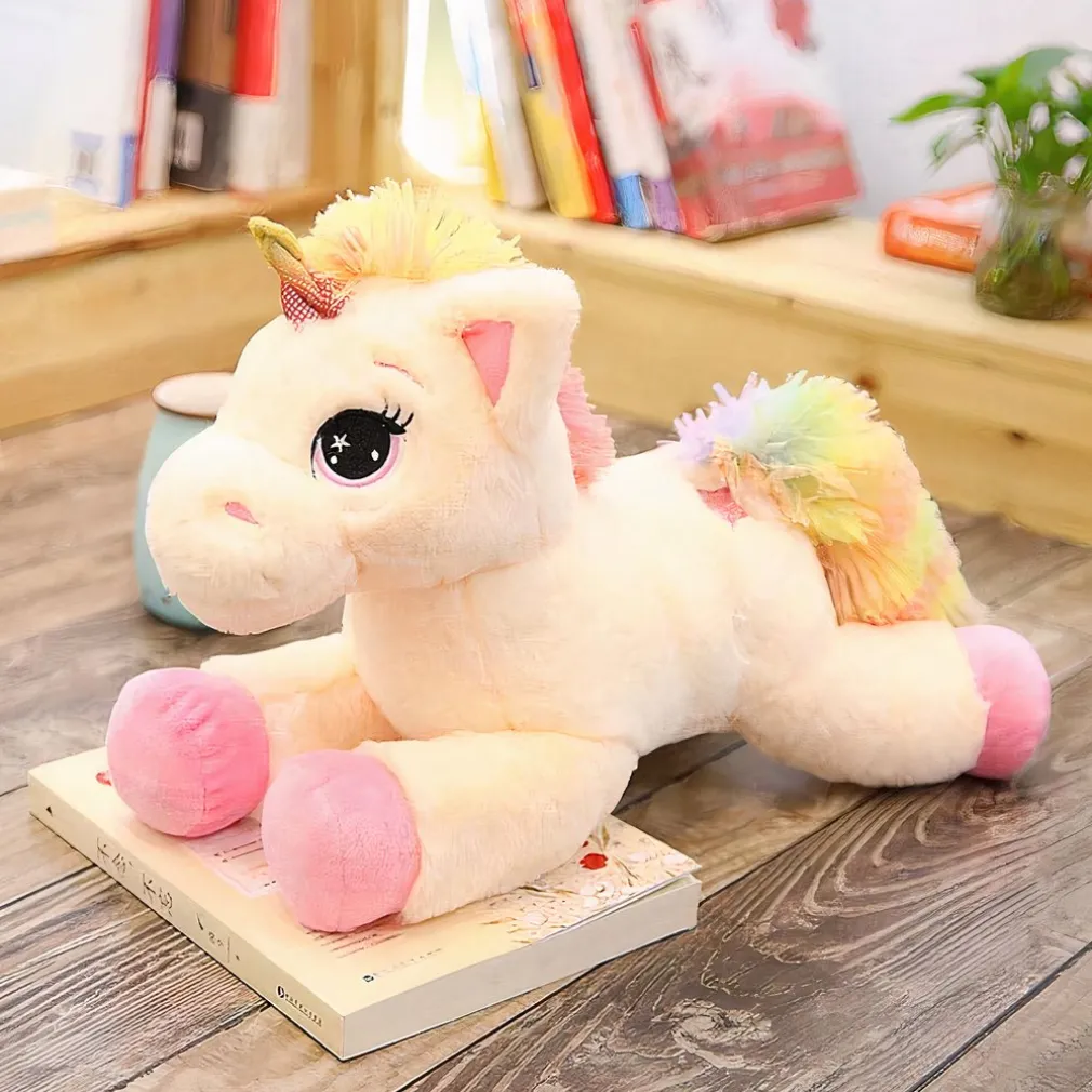 Pack de peluche licorne arc-en-ciel trop mignonne
