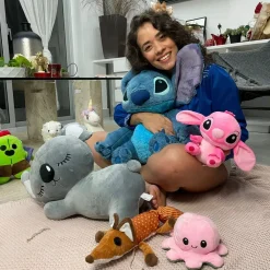 Pack de peluche Stitch tout doux + Angel trop mignon