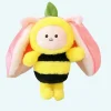 Peluche abeille fraise