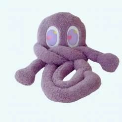 Peluche adorable de pieuvre géante violette