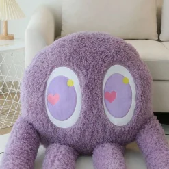 Peluche adorable de pieuvre géante violette