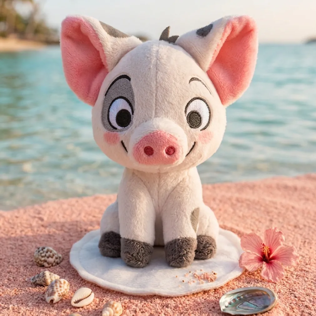 Peluche aimantée épaule cochon Pua dans Vaiana
