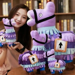 Peluche alpaga Fortnite violet