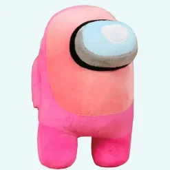 Peluche Among Us rose saumon