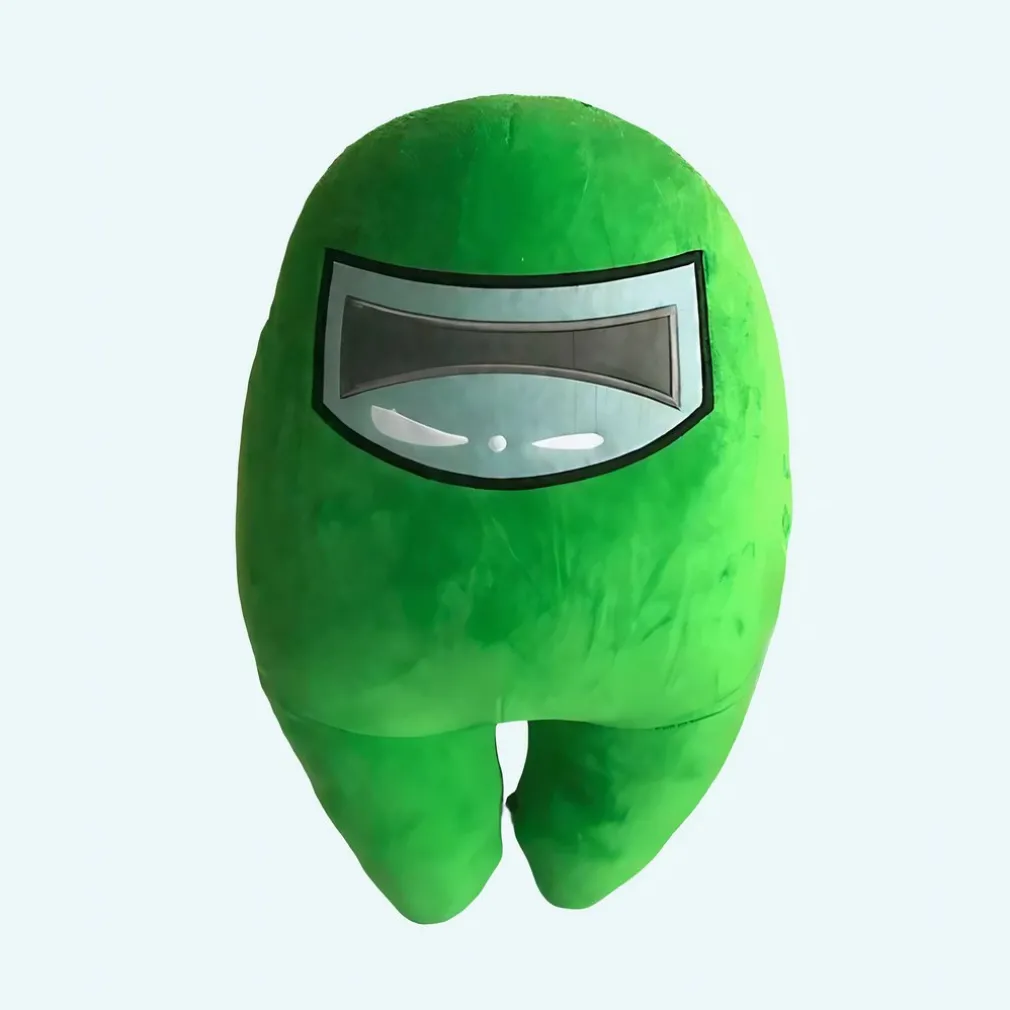 Peluche Among Us verte trop cool
