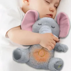 Peluche apaisante éléphant qui respire
