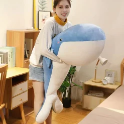 Peluche Baleine géante bleue