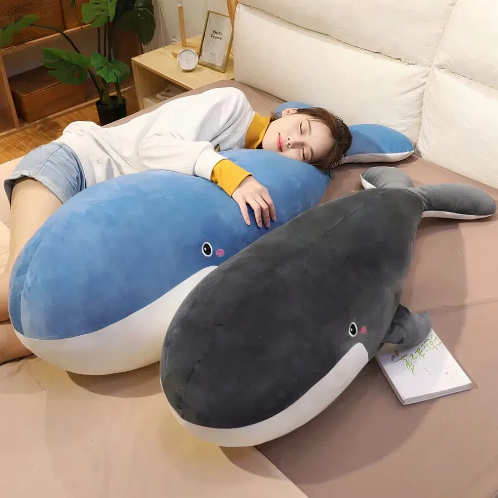 Peluche Baleine géante bleue