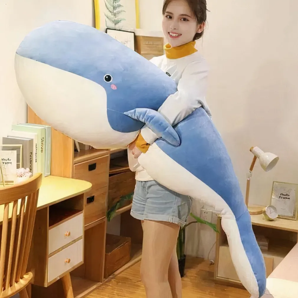 Peluche Baleine géante bleue