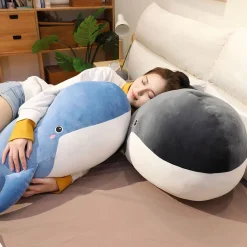 Peluche Baleine géante grise