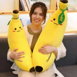 Peluche banane géante