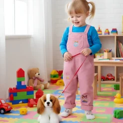 Peluche bébé chien Cavalier King Charles