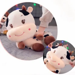 Peluche bébé vache brodé