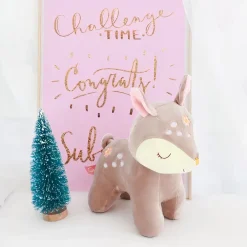 Peluche biche rassurante
