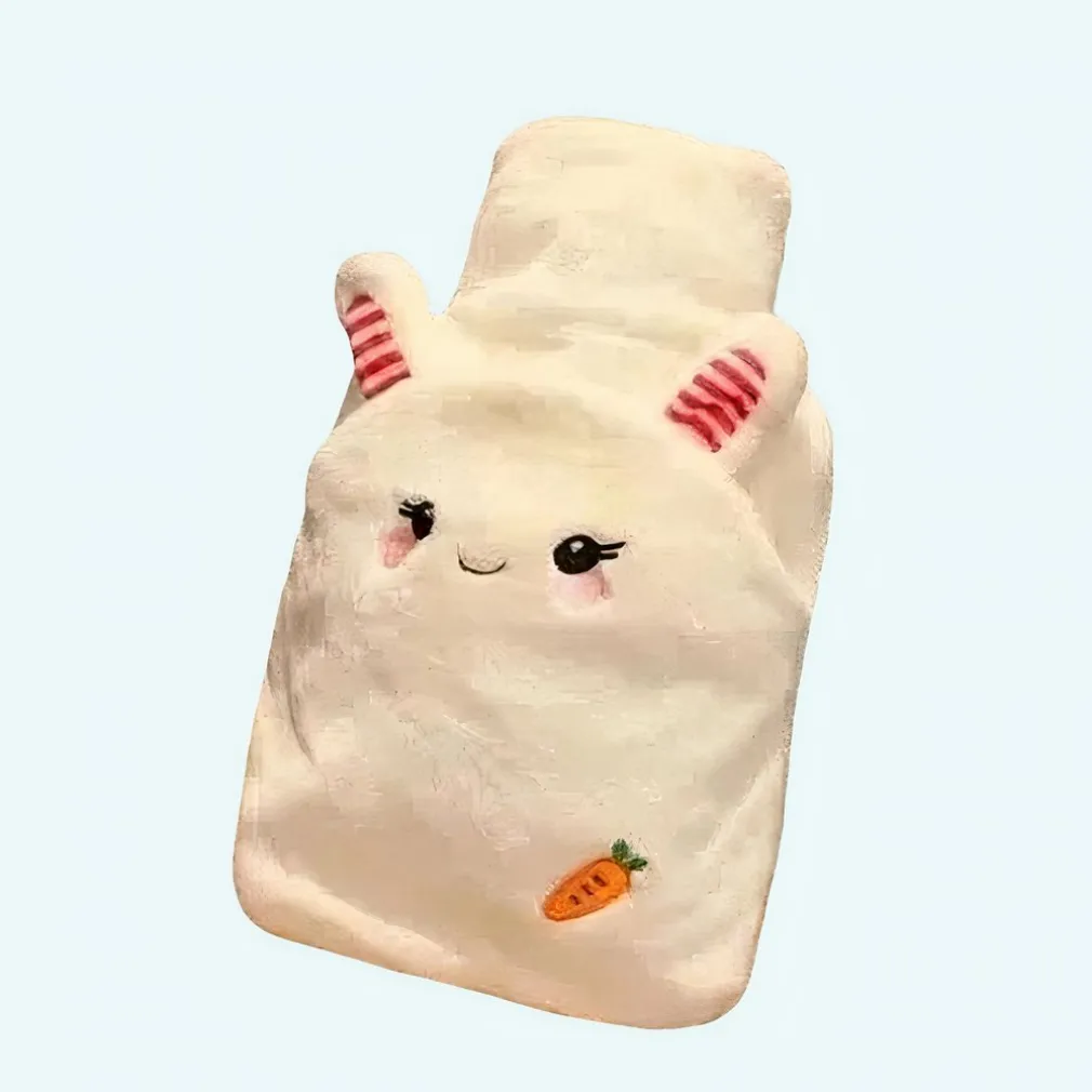 Peluche bouillote lapin avec carrote