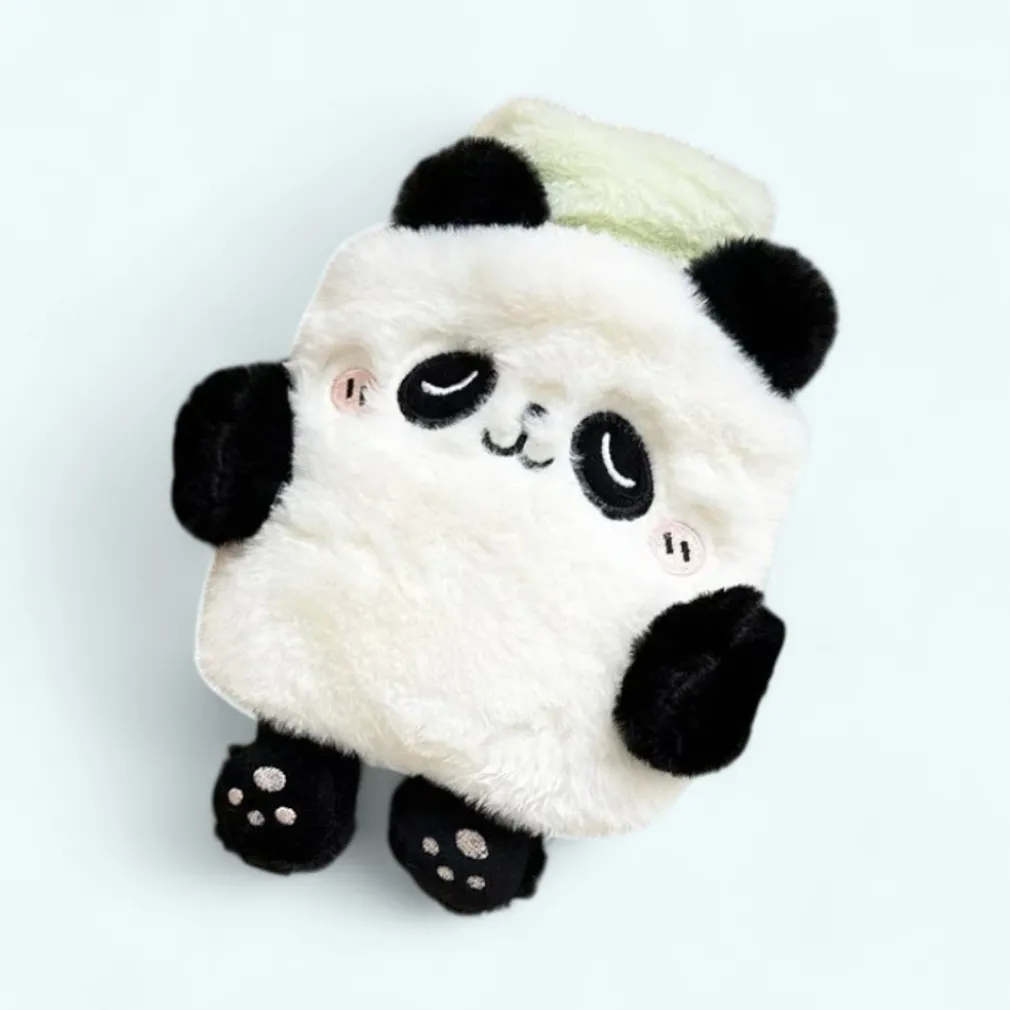 Peluche bouillotte à eau déhoussable design panda