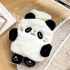 Peluche bouillotte à eau déhoussable design panda