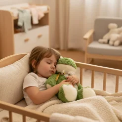 Peluche bouillotte grenouille facile à utiliser