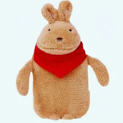 Peluche bouillotte lapin avec lacets