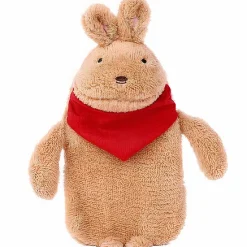 Peluche bouillotte lapin avec lacets